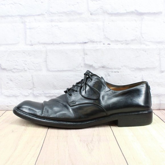 Louis Vuitton Other - Louis Vuitton Black Leather Lace Up Oxford Loafers Casual Shoes Size 10